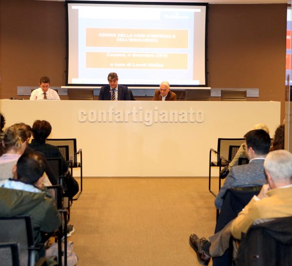 CONFARTIGIANATO SEMINARIO “CODICE DELLA CRISI D’IMPRESA E DELL’I