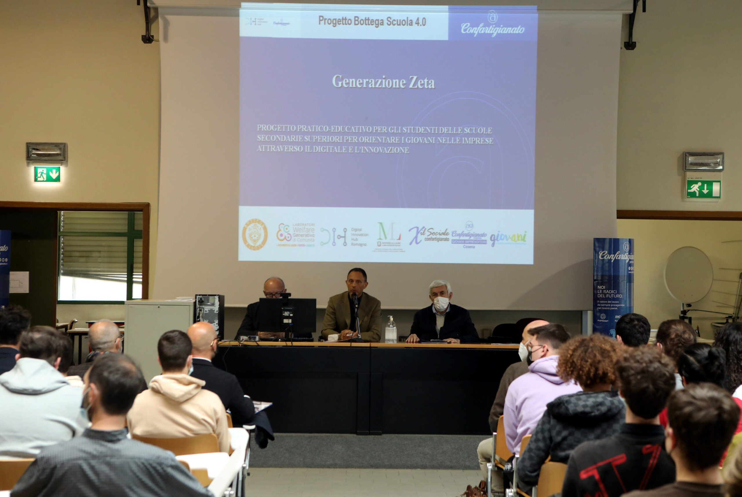 CESENA INTITUTO COMANDINI PRESENTAZIONE DEL PROGETTO BOTTEGA SCUOLA 4.0 GENERAZIONE ZETA PROMOSSO DA CONFARTIGIANATO