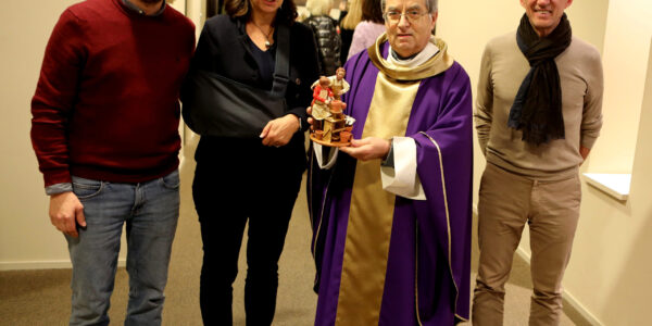 CESENA IL VESCOVO DOUGLAS REGATTIERI CELEBRA LA MESSA NATALIZIA PRESSO LA SEDE DELLA CONFARTIGIANATO