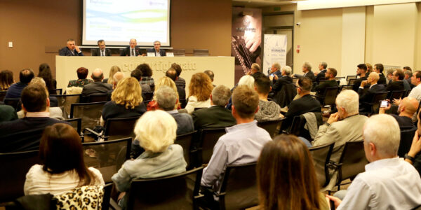 CESENA CONFARTIGIANATO SETTIMANA PER L’ENERGIA E LA SOSTENIBILITA’ L’ONOREVOLE  ENRICO LETTA DIALOGA CON L’ECONOMISTA FRANCO MOSCONI