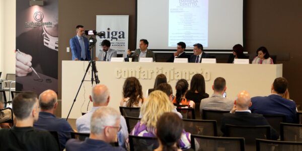 CESENA CONFARTIGIANATO incontro IA impresa diritto, dialoghi sul futuro promosso dall’AIGA, associazione italiana giovani avvocati