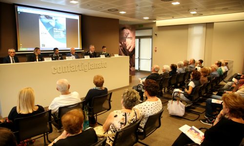 RAVAGLIA 30/09/19 CESENA CONFARTIGIANATO INCONTRO CON LE FORZE DEL' ORDINE CONTRO LE TRUFFE AGLI ANZIANI